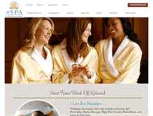 Tablet Screenshot of chocolatespa.com